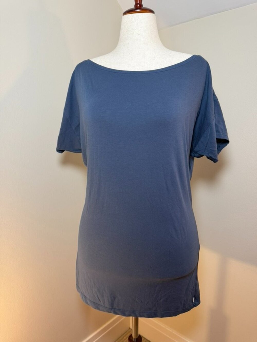 Victoria’s Secret Blue Boat Neck Tunic | Wear It On or Off the Shoulder | M